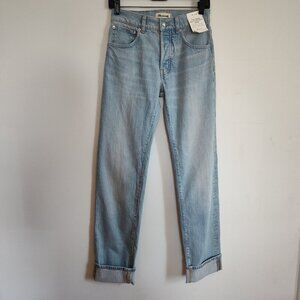 Ladies SZ 24 Madewell The Dean Easy Straight -Leg Jean